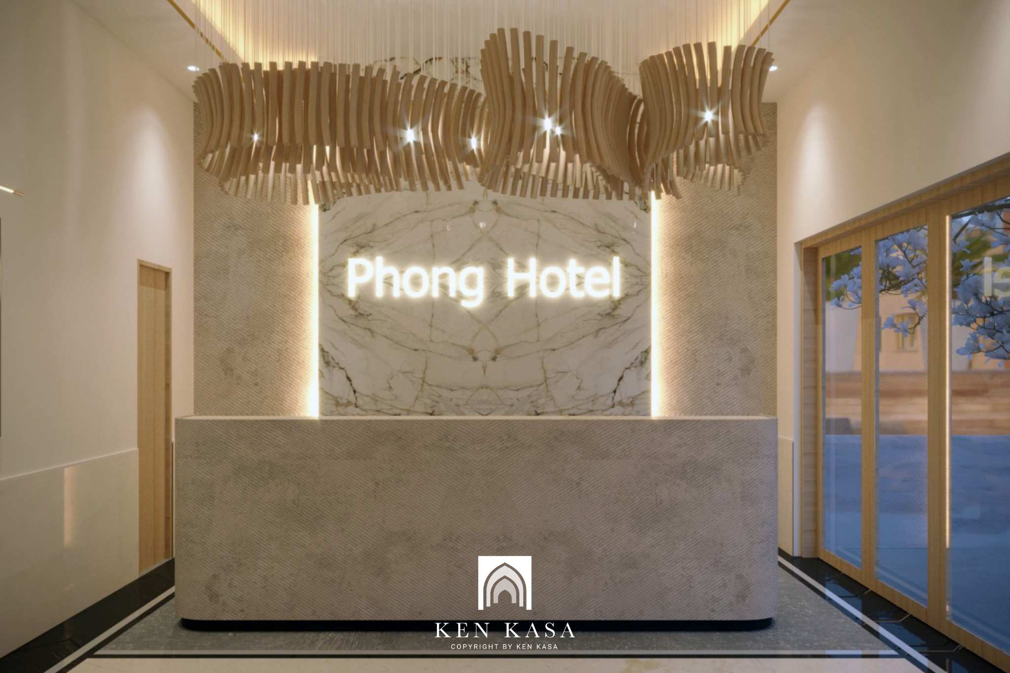 Thiết kế Phong Hotel tại Phú Quốc - không gian nghỉ dưỡng trẻ trung và hiện đại